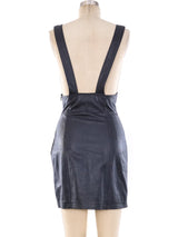Versus by Gianni Versace Leather Jumper Dress arcadeshops.com