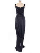 Christian Dior Lurex Suspender Gown Dress arcadeshops.com