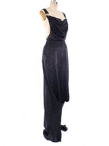 Christian Dior Lurex Suspender Gown Dress arcadeshops.com