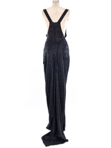 Christian Dior Lurex Suspender Gown Dress arcadeshops.com