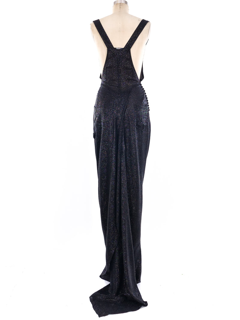 Christian Dior Lurex Suspender Gown Dress arcadeshops.com