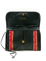 Carlos Falchi Patchwork Envelope Clutch Accessory arcadeshops.com