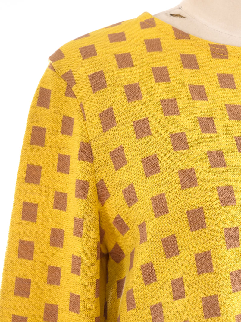 Rudi Gernreich Check Pattern Knit Dress Dress arcadeshops.com