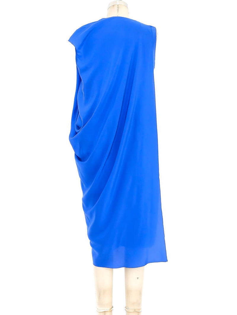 Lanvin Draped Silk Sleeveless Dress Dress arcadeshops.com