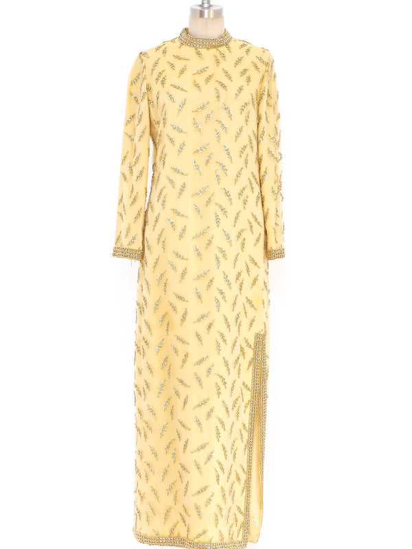 Larry Aldrich Bead Embellished Dress Dress arcadeshops.com