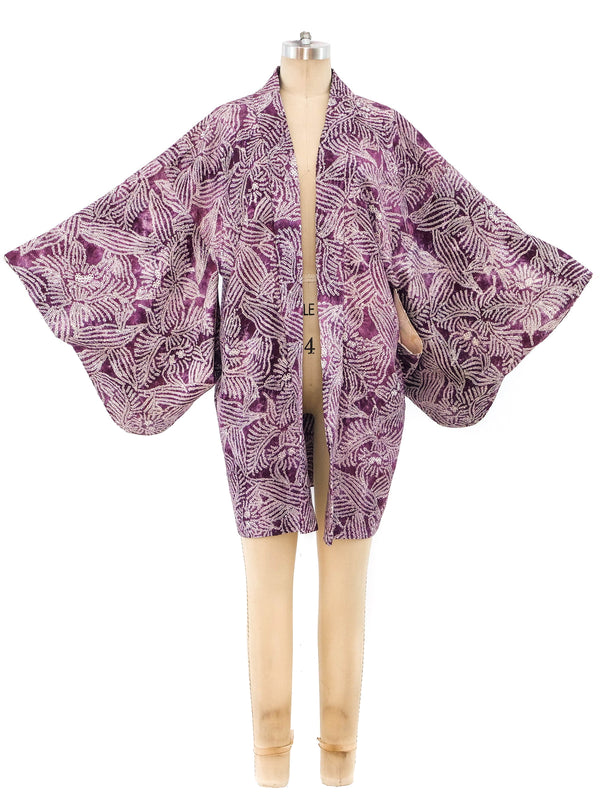 Lavender Shibori Kimono Jacket arcadeshops.com
