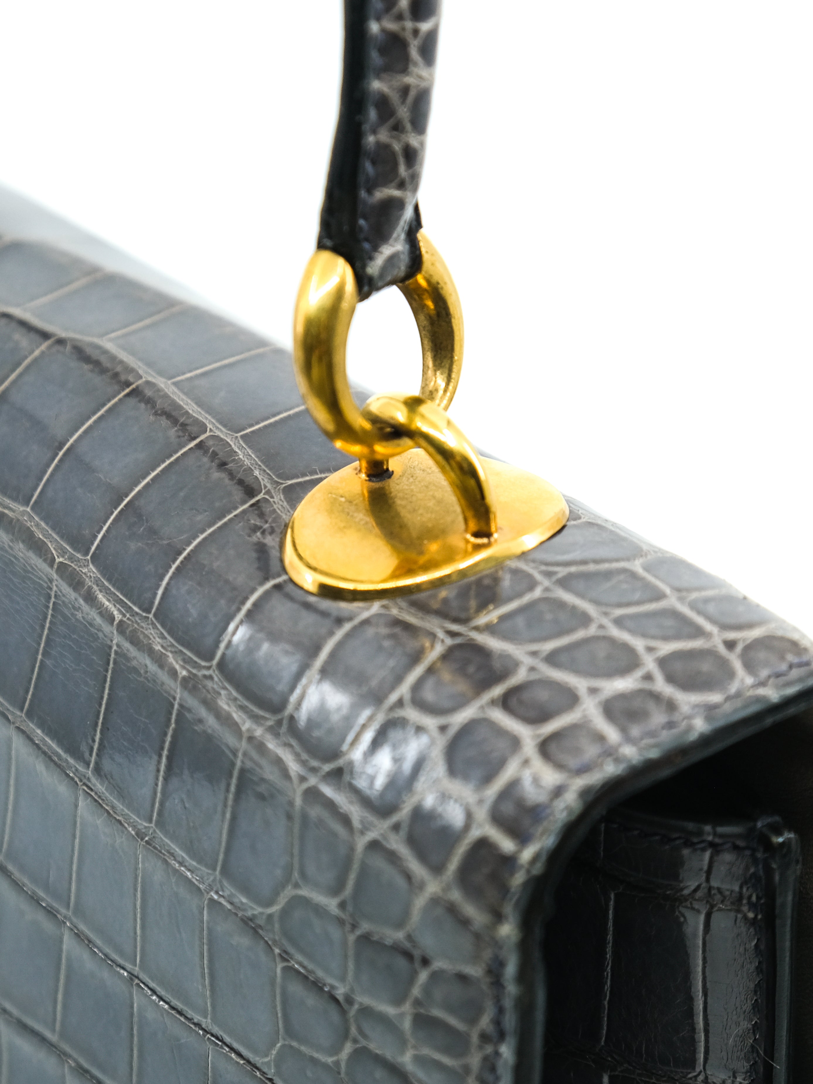 Buy Bag With Crocodile Pattern | Black Satchel for Women Online in India