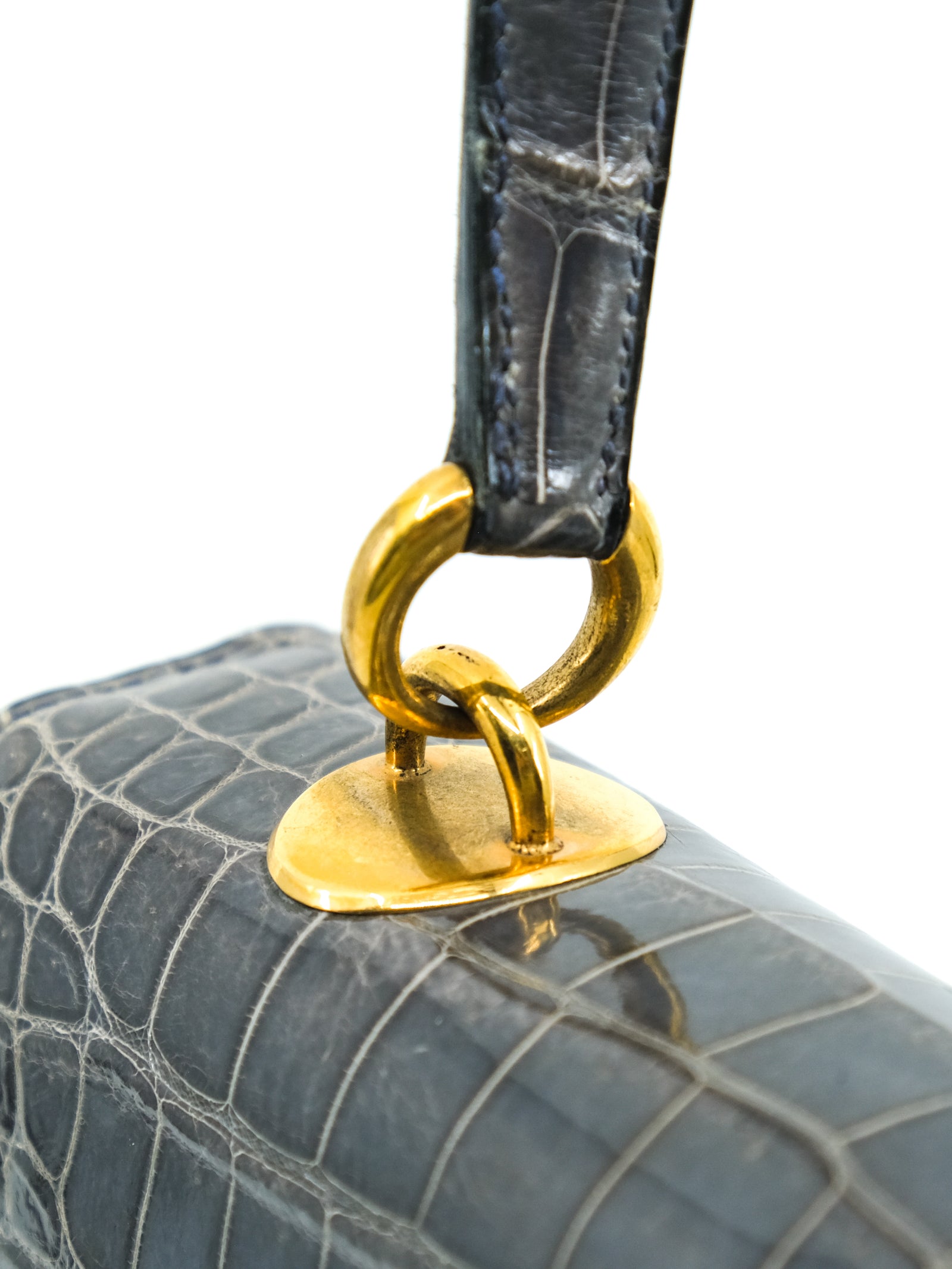 Hermes Crocodile Top Handle Bag