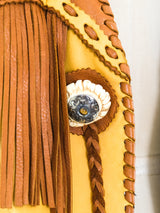 Fringed Leather Western Jacket Jacket arcadeshops.com
