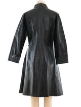 Givenchy Couture Patent Leather Overcoat Outerwear arcadeshops.com