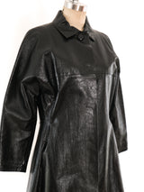 Givenchy Couture Patent Leather Overcoat Outerwear arcadeshops.com