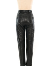 Gianni Versace Leather Pants Bottom arcadeshops.com