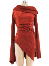 Jean Paul Gaultier Suede Tunic Dress Dress arcadeshops.com