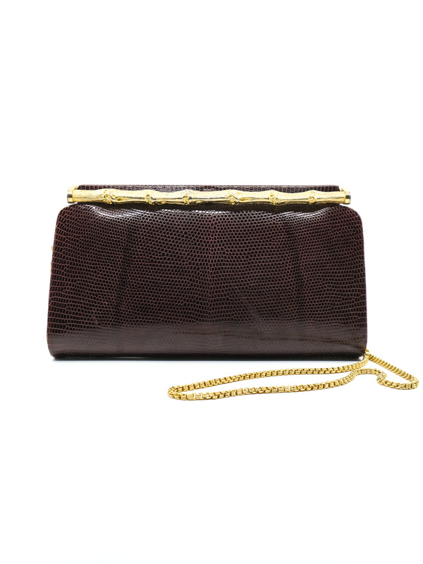 Bamboo Clasp Convertible Clutch Accessory arcadeshops.com