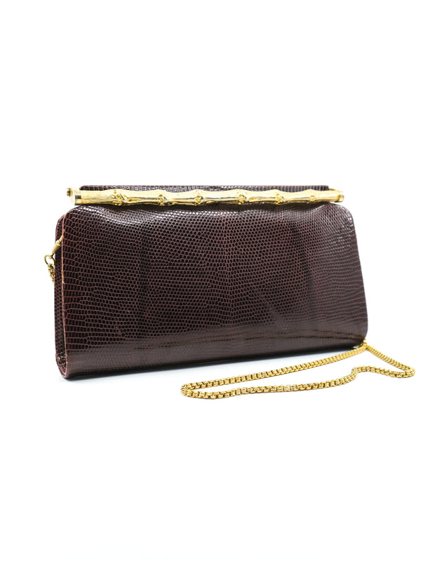 Bamboo Clasp Convertible Clutch Accessory arcadeshops.com