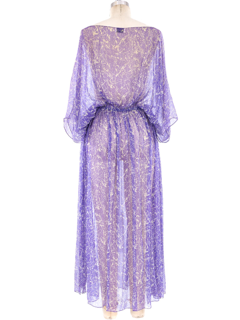 Printed Silk Chiffon Dress Dress arcadeshops.com