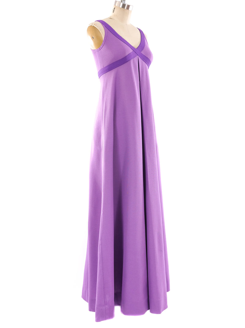 Rudi Gernreich Lavender Maxi Dress Dress arcadeshops.com