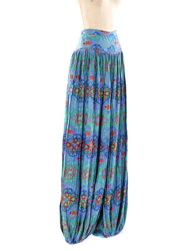 Ungaro Floral Printed Harem Pant Bottom arcadeshops.com