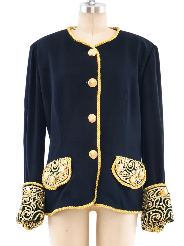 Adolfo Embellished Jacket Jacket arcadeshops.com