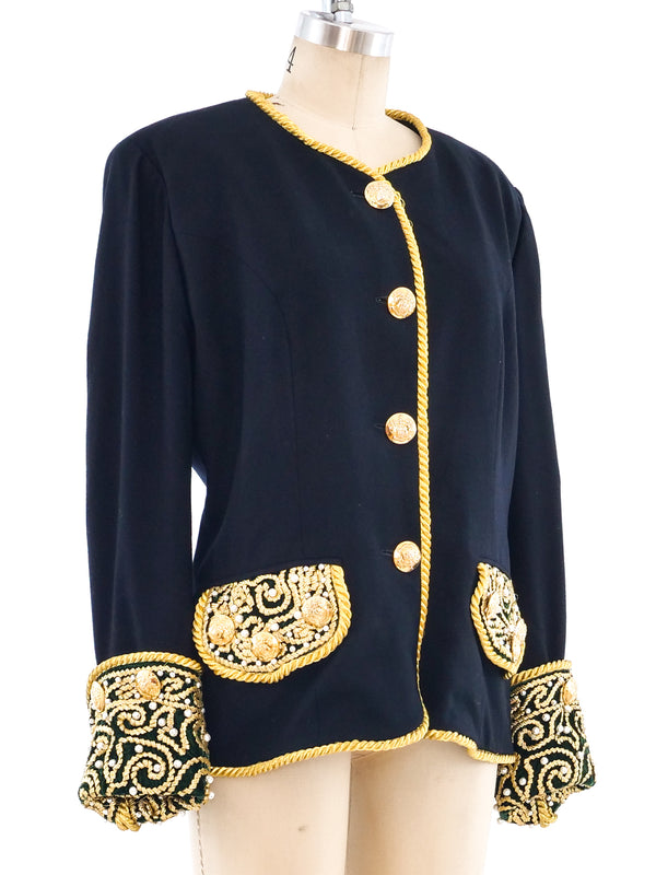 Adolfo Embellished Jacket Jacket arcadeshops.com