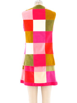 Patchwork Velvet Skirt Ensemble Suit arcadeshops.com