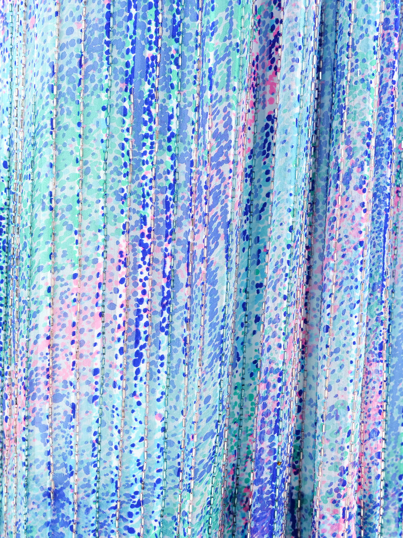 Alfred Bosand Bead Trimmed Pastel Tank Gown Dress arcadeshops.com