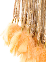 Feather Trimmed Tapestry Shawl Jacket arcadeshops.com