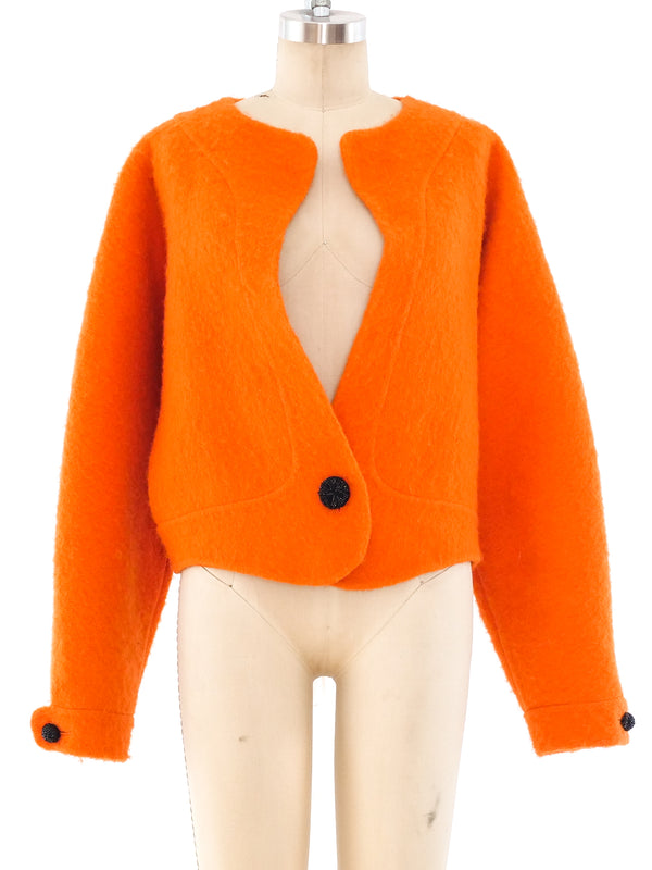 Geoffrey Beene Cropped Wool Jacket Jacket arcadeshops.com