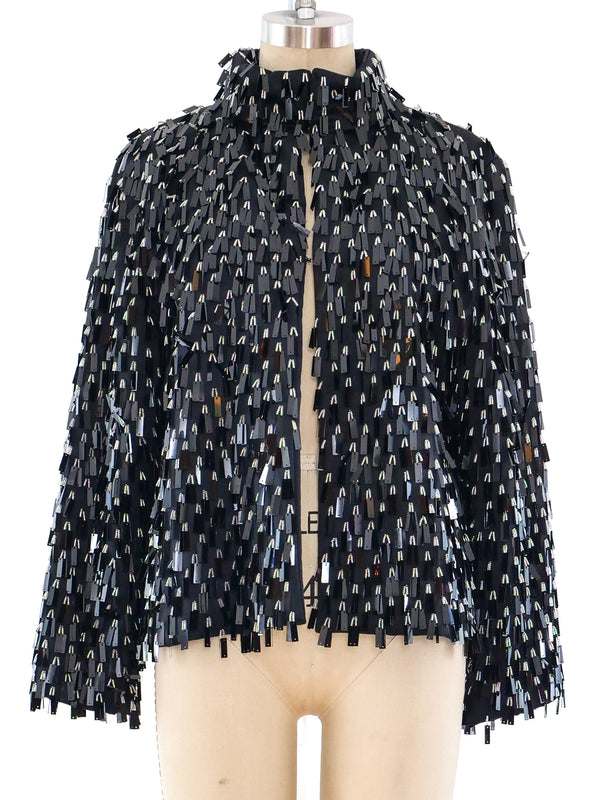 Gianfranco Ferre Paillette Fringe Jacket Jacket arcadeshops.com