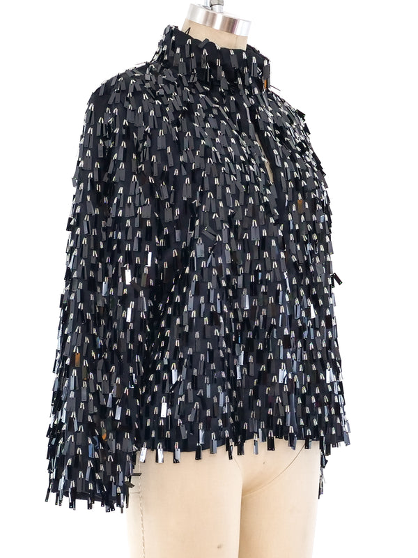 Gianfranco Ferre Paillette Fringe Jacket Jacket arcadeshops.com