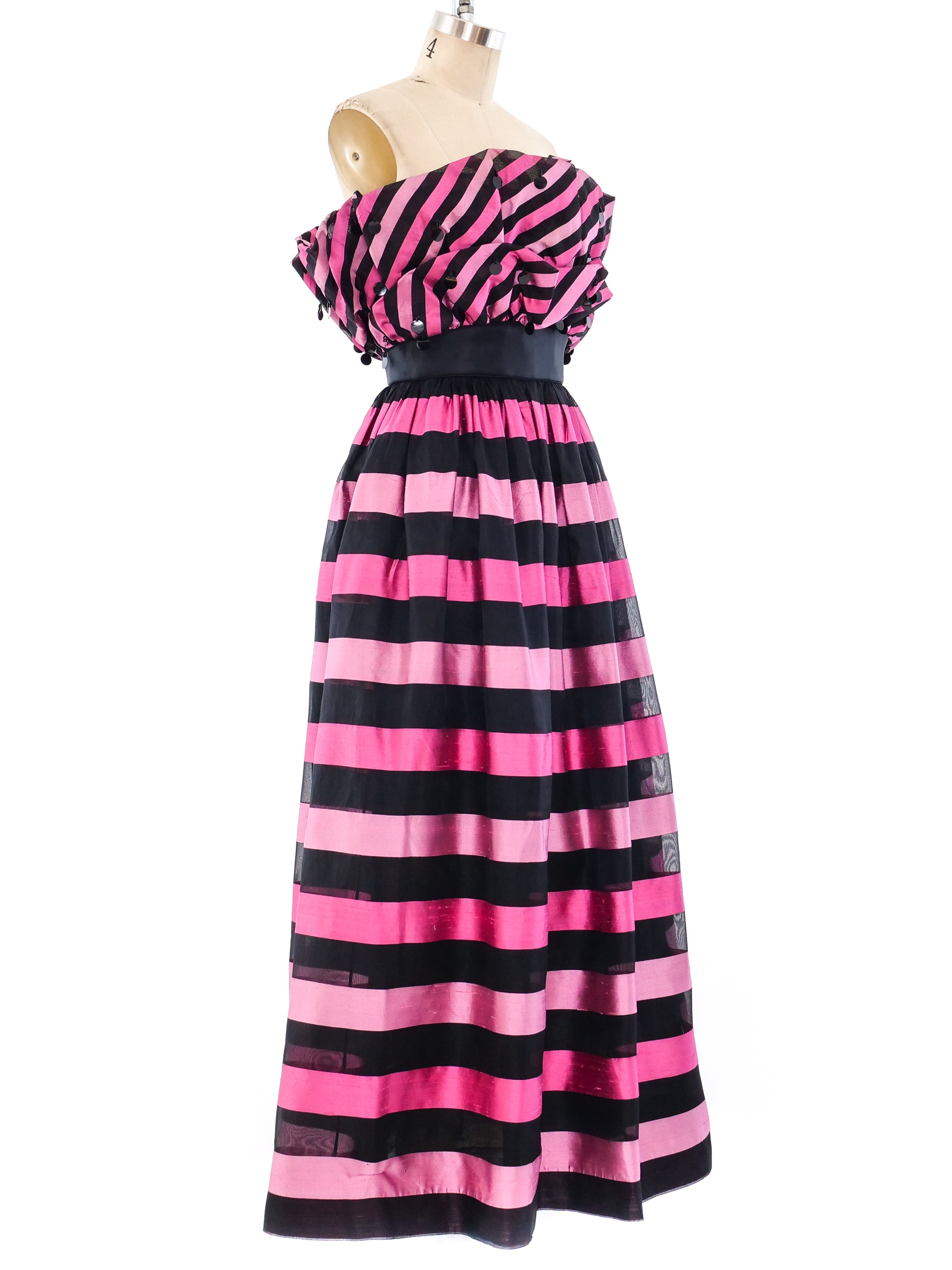 Tracy Mills Fuchsia Ribbon Dress