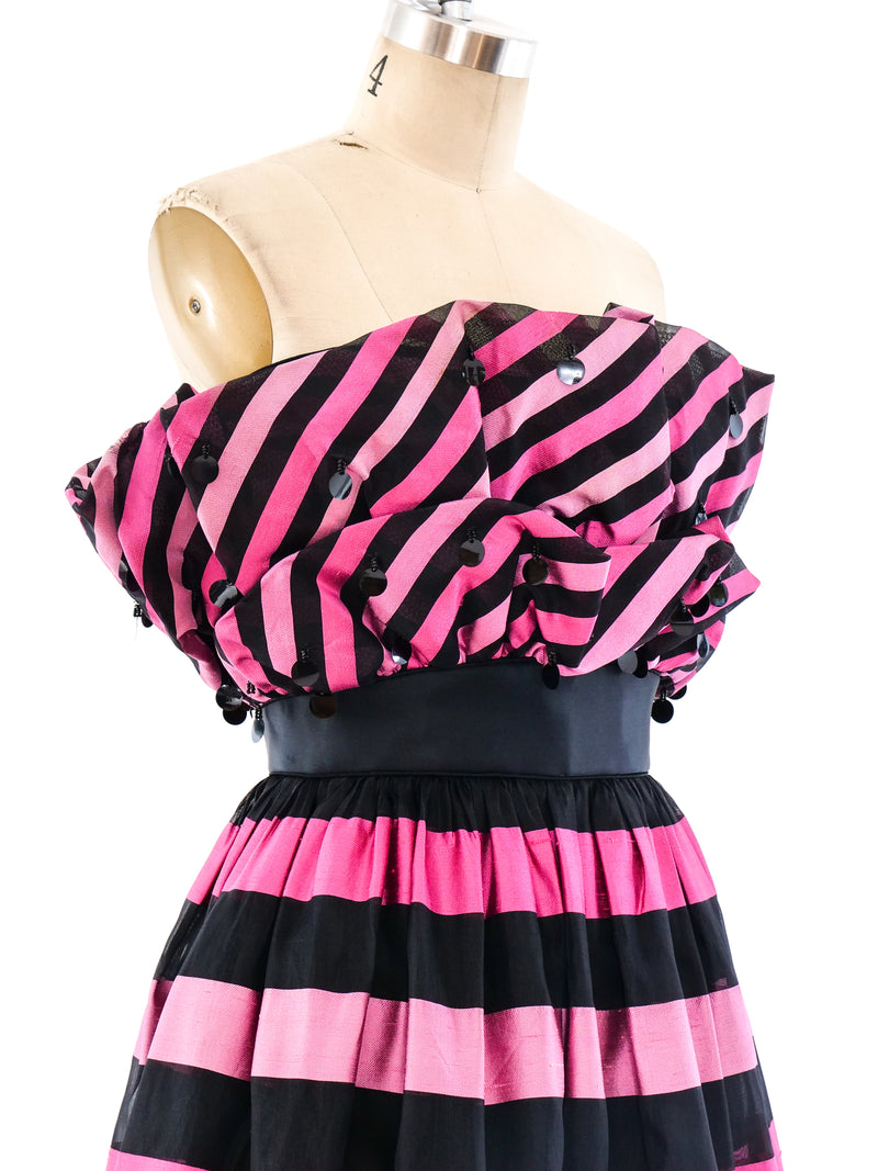Tracy Mills Fuchsia Ribbon Dress Dress arcadeshops.com