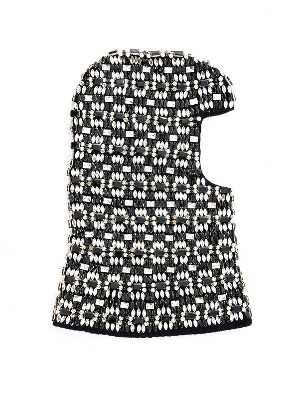 Dolce and Gabbana Crystal Embellished Balaclava Accessory arcadeshops.com