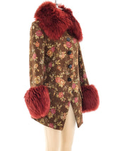 Vivienne Westwood Vegan Fur Trimmed Coat Outerwear arcadeshops.com