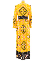 Graphic Printed Crepe Dress Dress arcadeshops.com