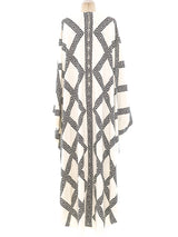 Mr. Dino Greek Key Printed Caftan Dress arcadeshops.com