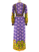 Malcolm Starr Mixed Print Maxi Dress Dress arcadeshops.com