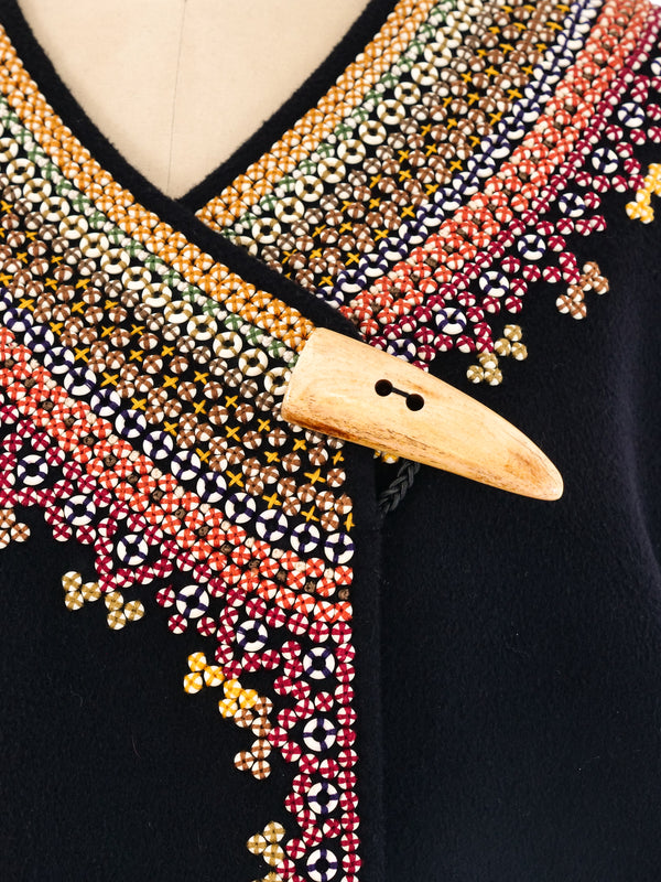 Oscar de la Renta Embellished Wrap Jacket Jacket arcadeshops.com