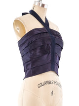 Gianni Versace Satin Bandage Halter Top arcadeshops.com