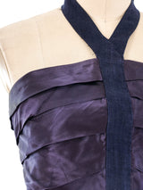 Gianni Versace Satin Bandage Halter Top arcadeshops.com
