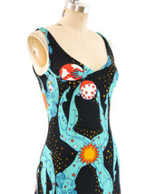 Psychedelic Bodies Printed Maxi Dress Dress arcadeshops.com