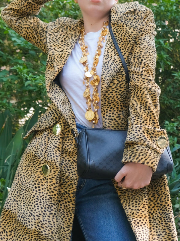 Lawrence Vrba Goldtone Coin Embellished Necklace Accessory arcadeshops.com