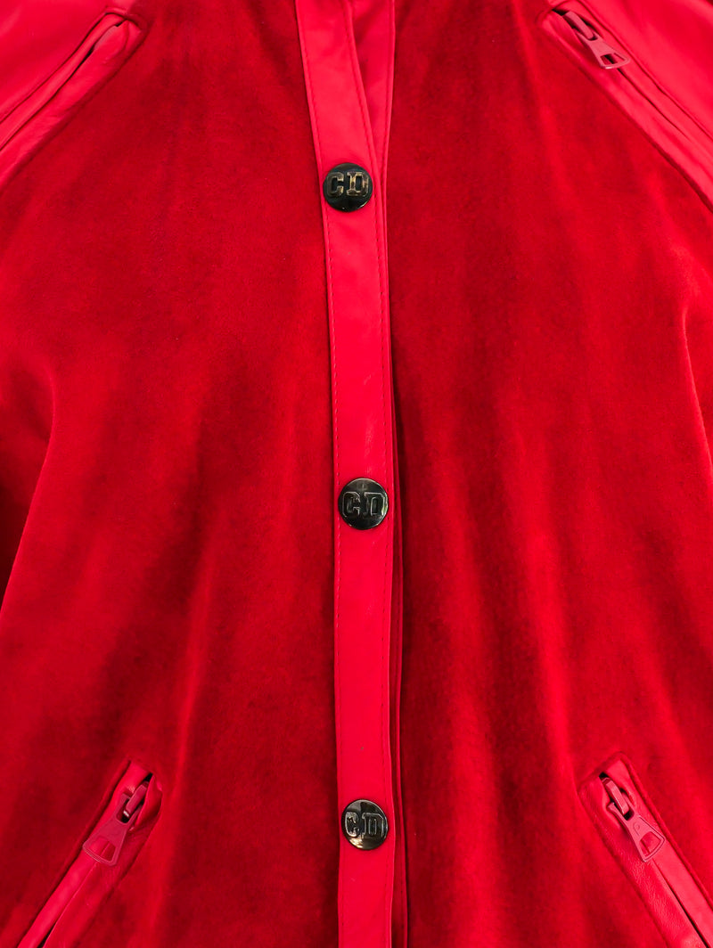 Christian Dior Fringed Leather and Suede Jacket Jacket arcadeshops.com
