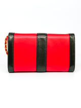 St John Red Leather Shoulder Bag Accessory arcadeshops.com