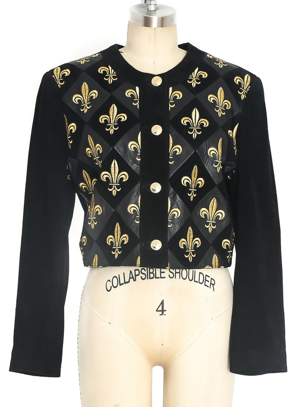 North Beach Leather Fleur De Lis Jacket Jacket arcadeshops.com
