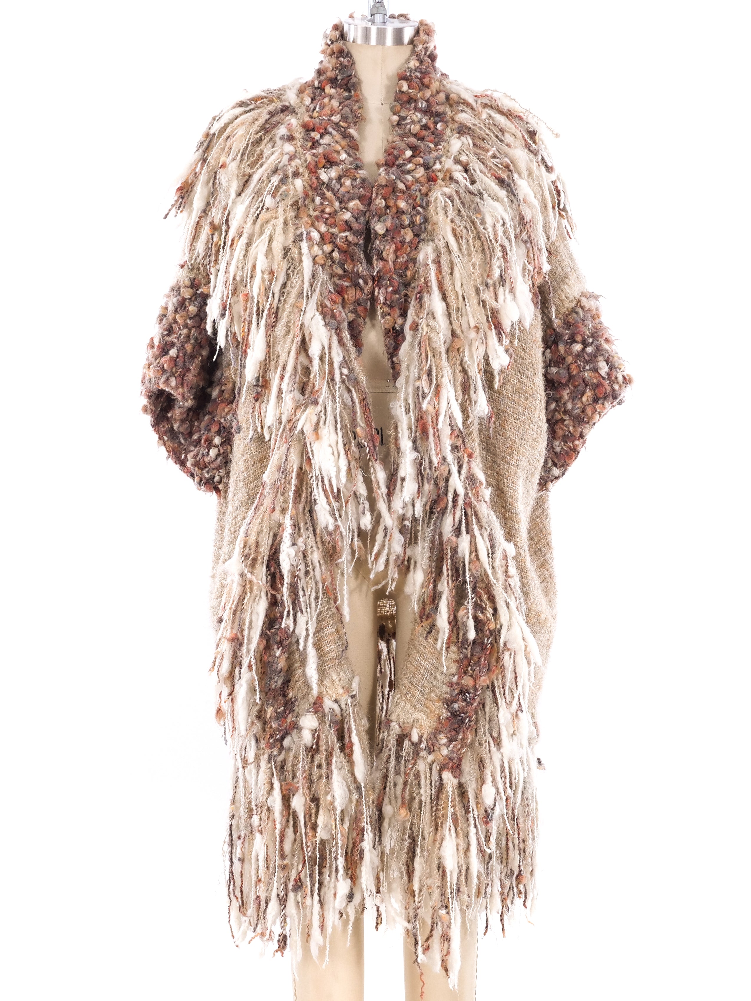 Fringe deals yarn jacket