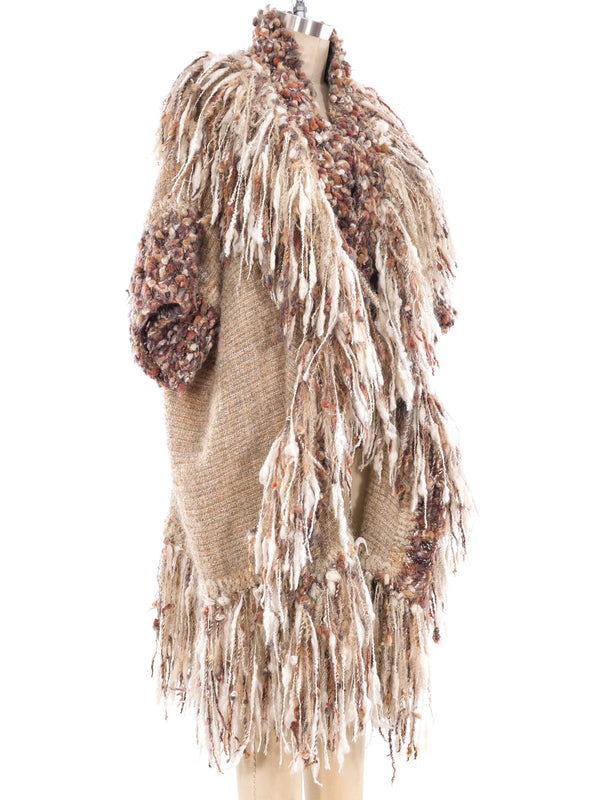 Yarn Fringe Woven Jacket Jacket arcadeshops.com