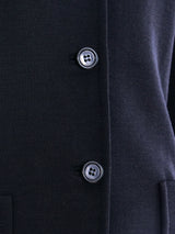 Prada Black Jersey Three Button Jacket Jacket arcadeshops.com