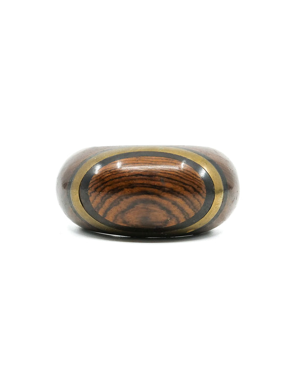 Hand-Carved Wood Cuff Accessory arcadeshops.com