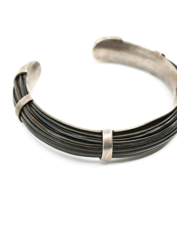 Sterling Silver Elephant Hair Cuff Accessory arcadeshops.com